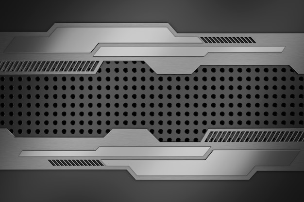 Streszczenie Tło Metalu. Renderowanie 3d.