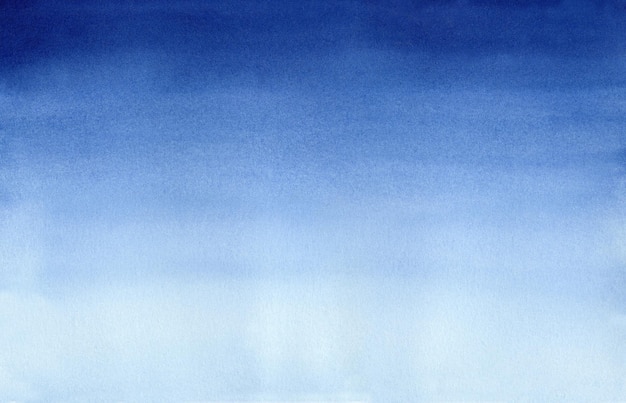 Streszczenie tło poziome akwarela Niebieski kolor gradientu