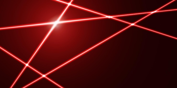 Zdjęcie streszczenie tło, wiązki laserowe.