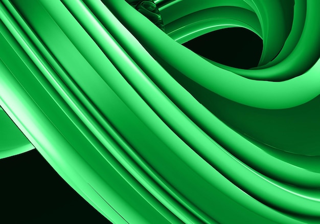Streszczenie zakrzywiony papier HD tło projekt niezgoda kolor zielony