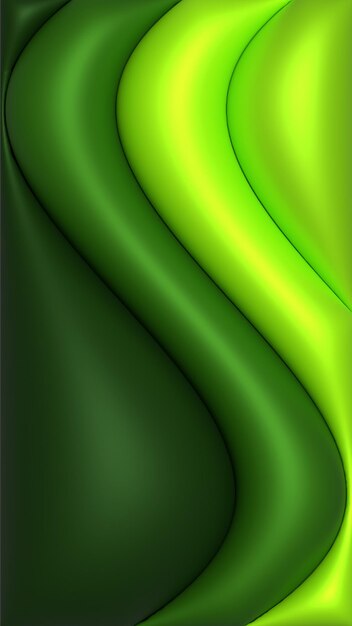 Streszczenie zielone tło ilustracji 3D