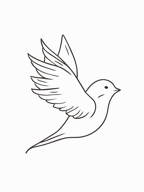 Strona do malowania ptaków dla dzieci Strona do drukowania Edukacja przedszkolna