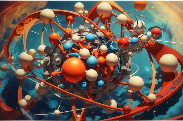 Zdjęcie struktura atomowa