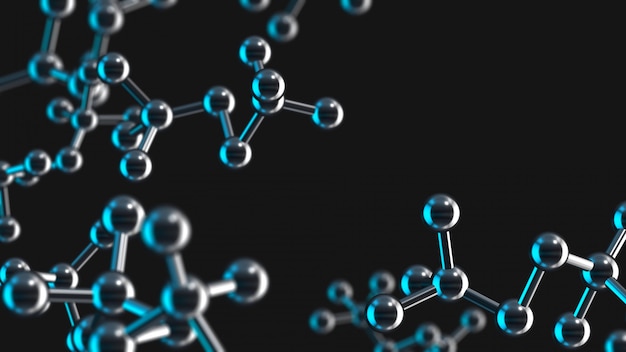 Zdjęcie struktura cząsteczki, medycyna naukowa
