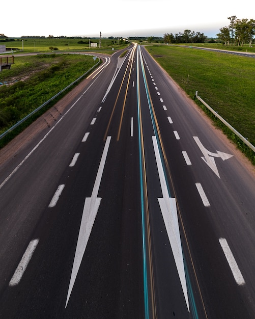 Zdjęcie strzały autostradowe