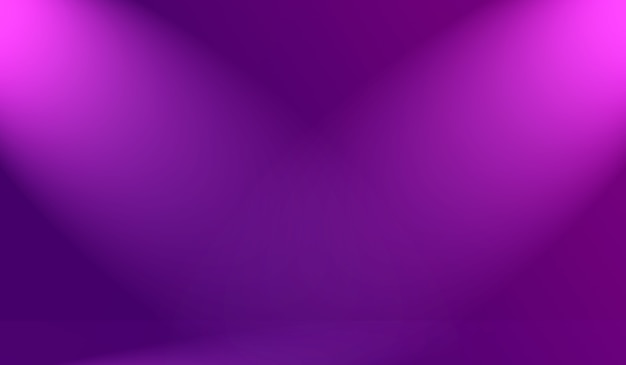 Studio Background Concept - abstrakcyjna puste światło gradientu purpurowe studio tło pokoju dla produktu.