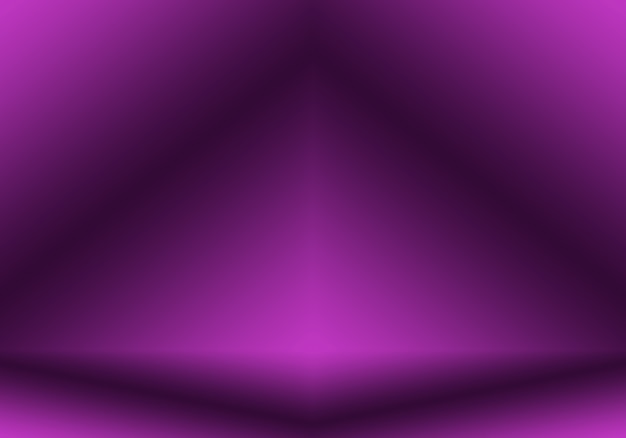 Studio Background Concept - abstrakcyjna puste światło gradientu purpurowe studio tło pokoju dla produktu.