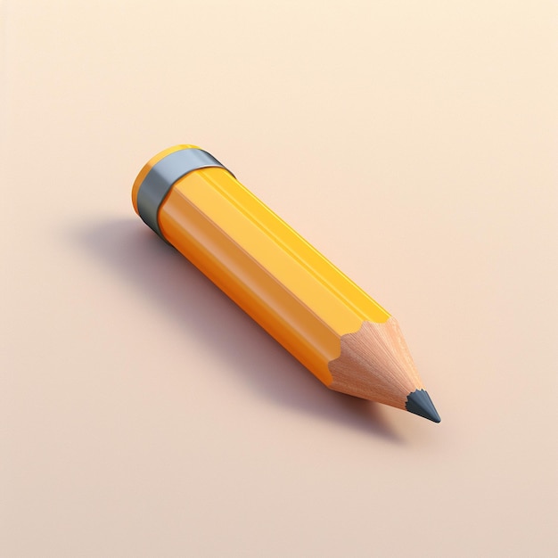 styl renderingu ołówka 3D