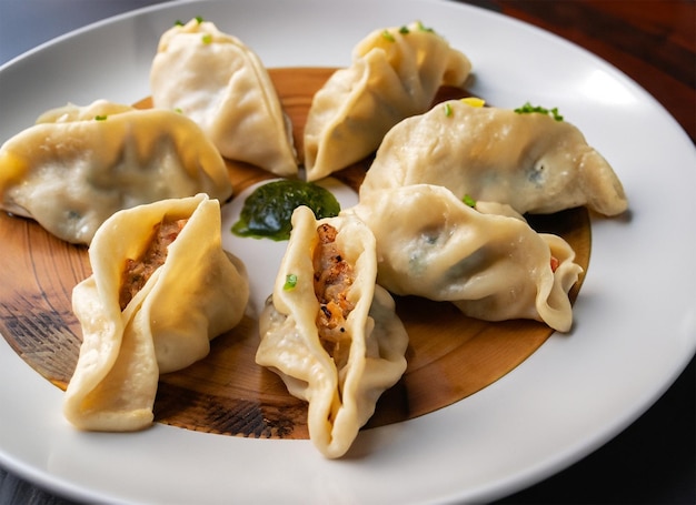 Styl restauracji Chicken Momos wygenerowany przez sztuczną inteligencję