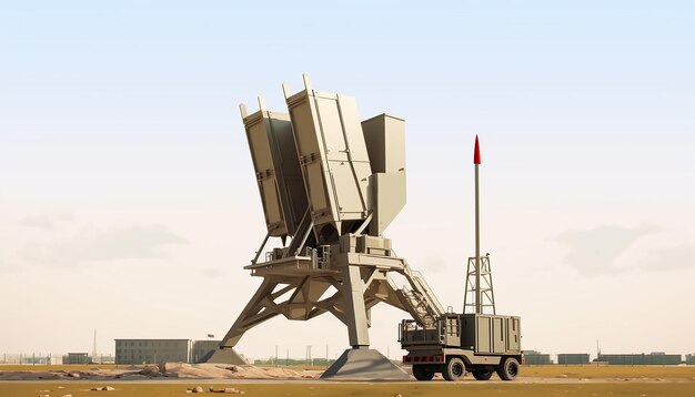 Zdjęcie styl wektorowy iron dome