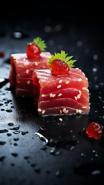 styl życia sushi nigiri z tuńczykiem Autentyczne życie