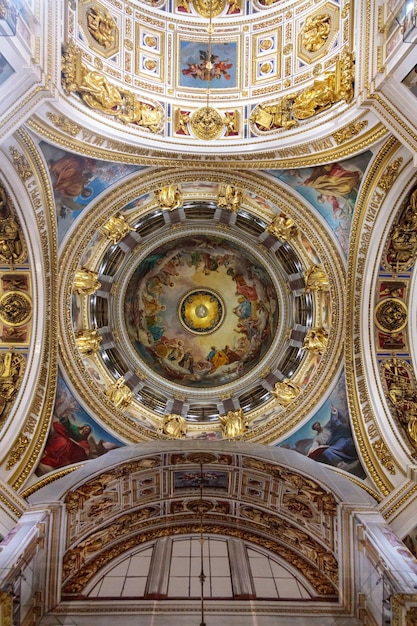 Zdjęcie sufit katedry św. katedra piotra