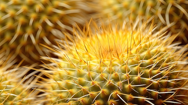 Sukculentny kaktus złotej beczki