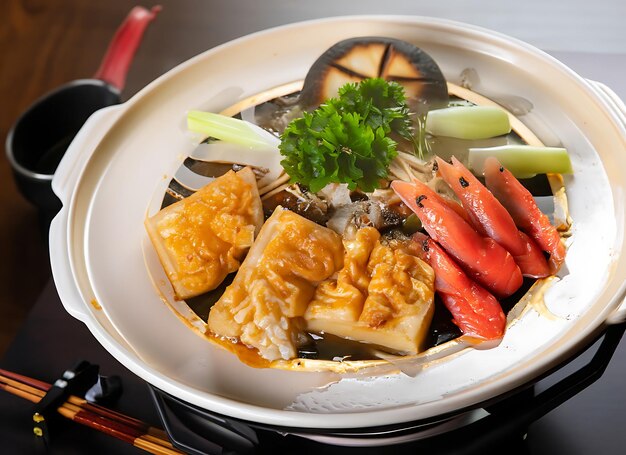 Sukiyaki japońskie zdjęcia gastronomiczne
