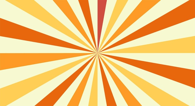 Sunburst lub sun burst retro tło Ray paski