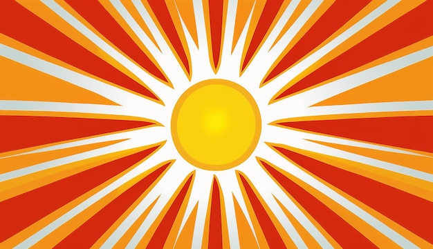 Sunkissed ilustracja letnich oparzeń słonecznych Generative AI