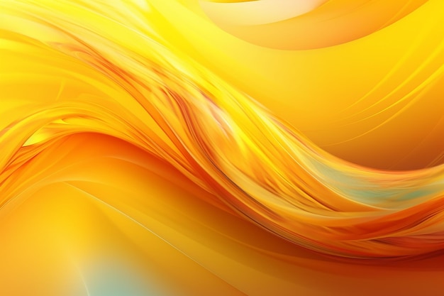Sunny Bright Yellow Dynamic Abstract Background Generatywna sztuczna inteligencja