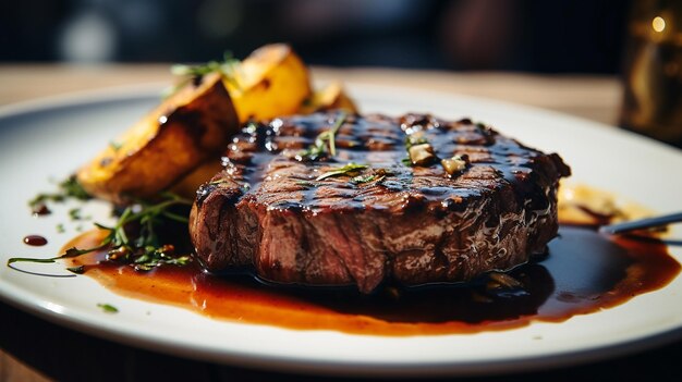 Sunny Summer Steak au Poivre