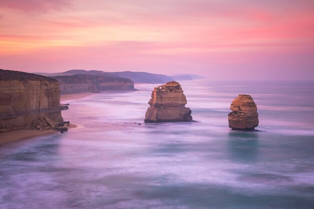 Sunset Dwunastu Apostołów Great Ocean Road