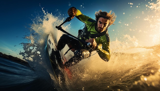 Surf, kitesurf, paracykling, sesja zdjęciowa w akcji, fotografia sportowa