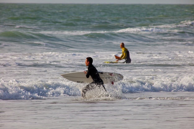 Surfer W Morzu