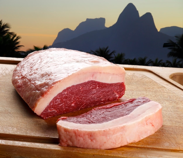 Surowa picanha w Rio de Janeiro