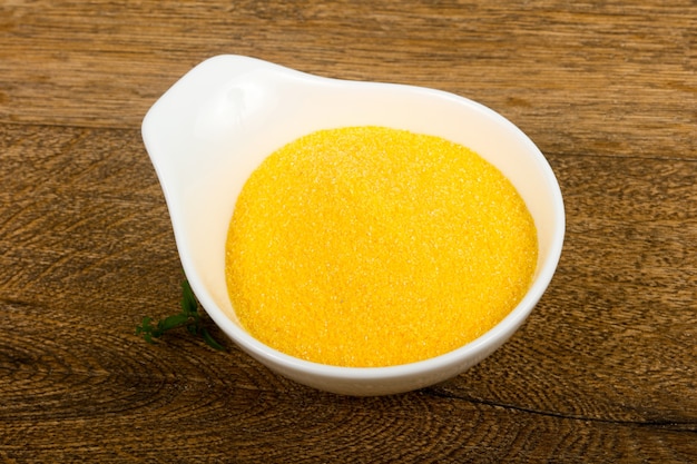 Surowa polenta