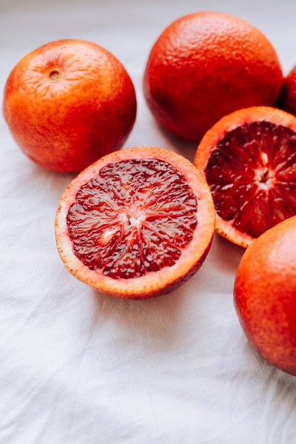 Surowe Organiczne Pomarańcze Czerwonej Krwi