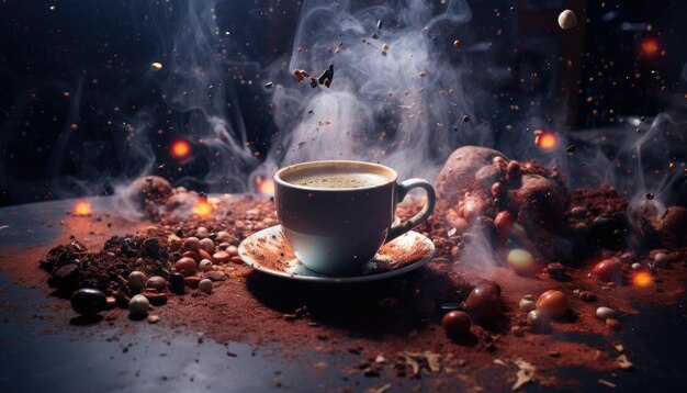 Surrealistyczne uzależnienie od kawy i kofeiny