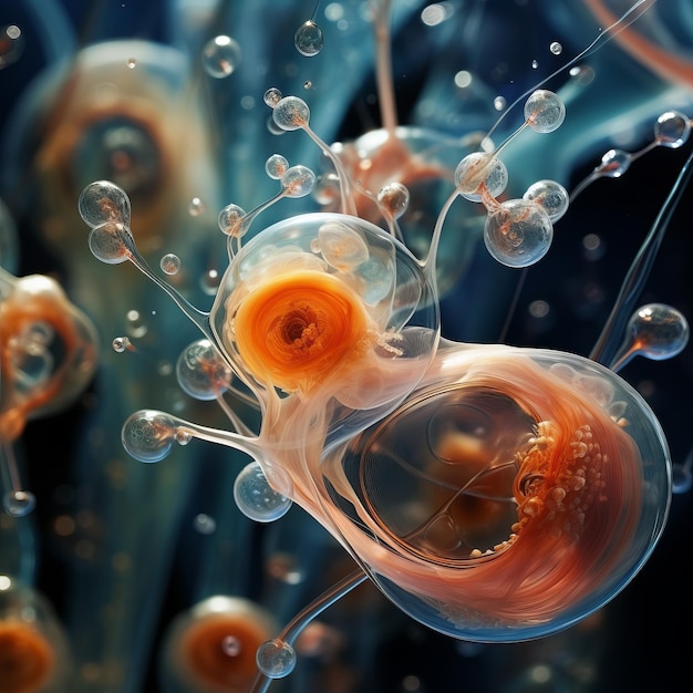 Surrealna symfonia rejestrująca przezroczyste organizmy jednokomórkowe w ekstremalnej fotografii makro Channeli