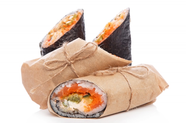 Sushi burrito - nowa koncepcja modnej żywności