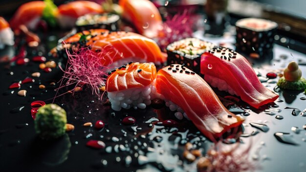 Sushi i Sashimi Kulinarna sztuka świeżych owoców morza i przypraw