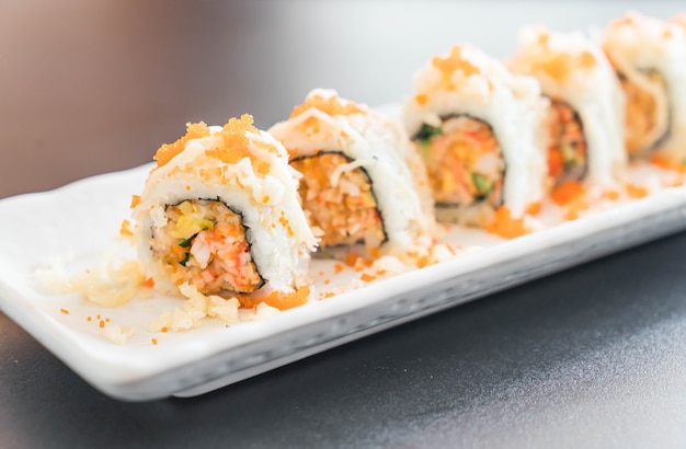 sushi roll maki tempura