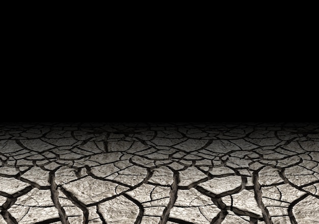 Zdjęcie susza glebowa popękana i sucha. światowy dzień ziemi. ratuj ziemię ratuj życie. naturalne tło i tekstura