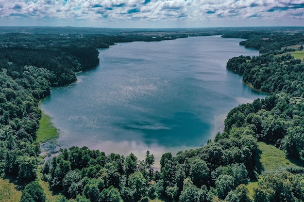 Zdjęcie suwalski park krajobrazowy hańcza jezioro hańcza tapeta piękny krajobraz lasy
