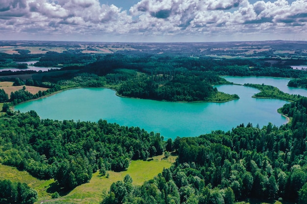 Zdjęcie suwalski park krajobrazowy jezioro jaczno