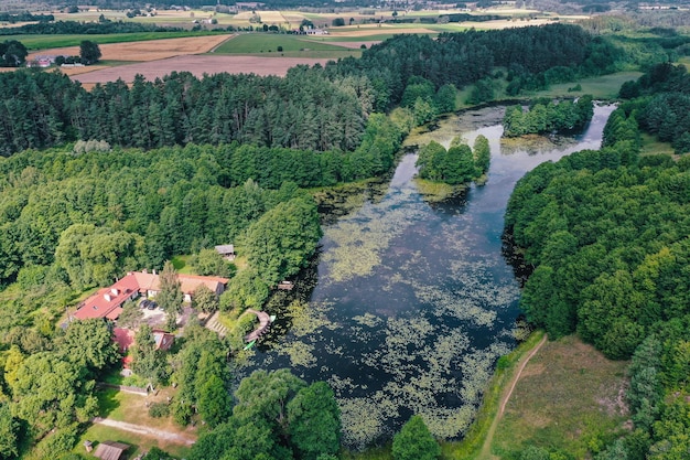 Suwalski Park Krajobrazowy tapeta piękny krajobraz lasy Hańcza rzeka