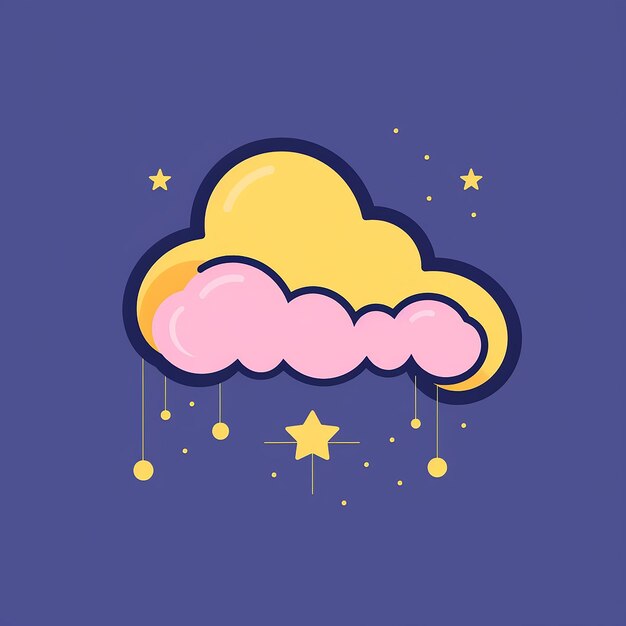 Sweet_Dreams_Cloud_Modern_Line_Icon_Vector