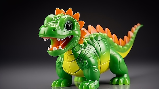Świat Dino fascynujący plastikowy zabawkowy dinozaur bada puste płótno AR 169