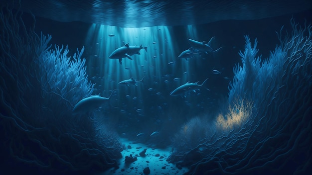 Świat ryb pod wodą