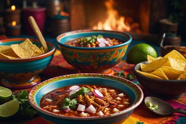 Zdjęcie Świąteczna atmosfera na przyjęciu w pozole