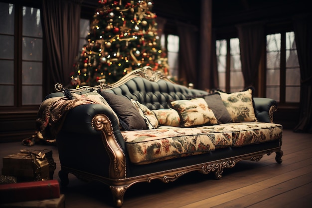 świąteczna luksusowa kanapa