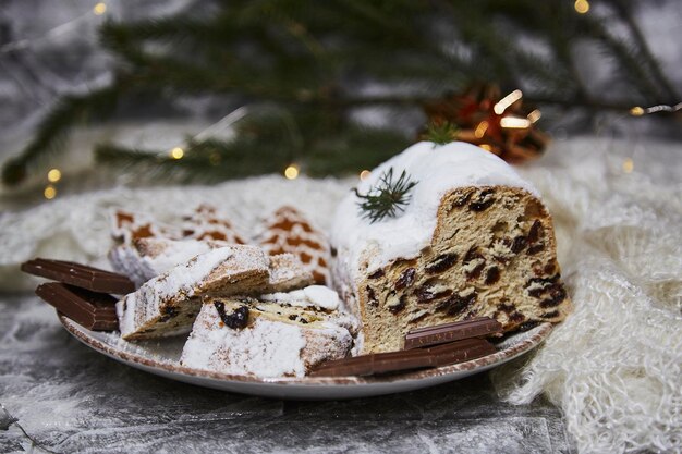 Świąteczne ciasteczka i czekolada Świąteczne tło świąteczne