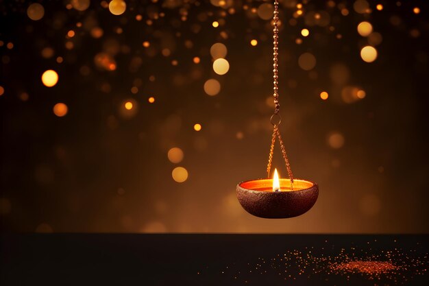 Świąteczne Diwali Diyas Luminous Harmony