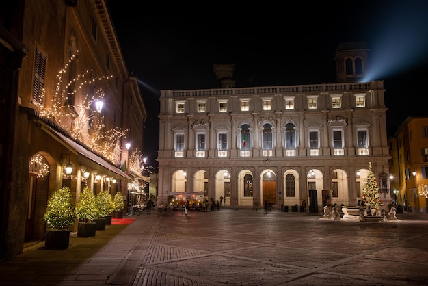 Świąteczne iluminacje w Bergamo