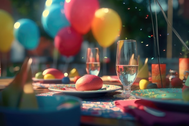 Świąteczne imprezy w lecie generowane przez sztuczną inteligencję