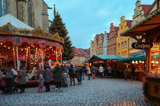 Świąteczny Nowy Rok w Dreźnie, Saksonia, Niemcy, 21 grudnia 2022