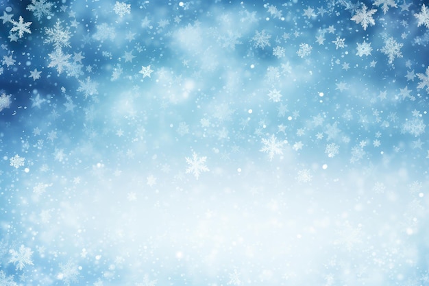 Zdjęcie Świąteczny płatek śniegu niebieski materiał tła