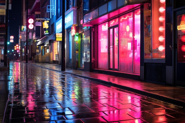 Zdjęcie Światło fluorescencyjne w miejskich nocach