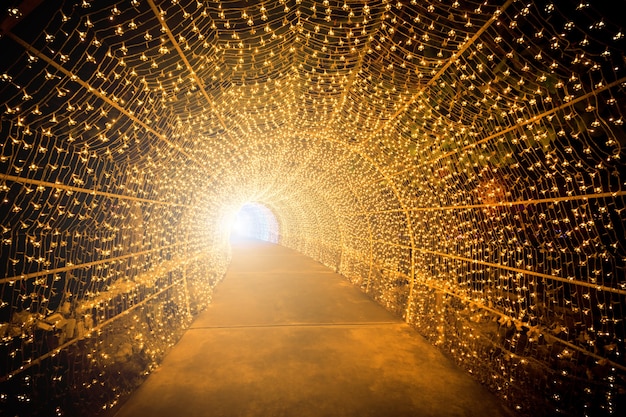 Zdjęcie Światło led oświetlenie tunelu w tle